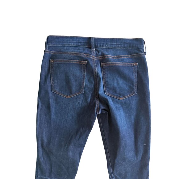 GAP 1969 Dark Wash Back Zip Legging Jeans Size 29 - Picture 3 of 9